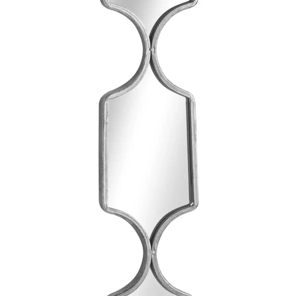 Square Decorative Hanging Collage Mirror In Silver - Price Crash Furniture