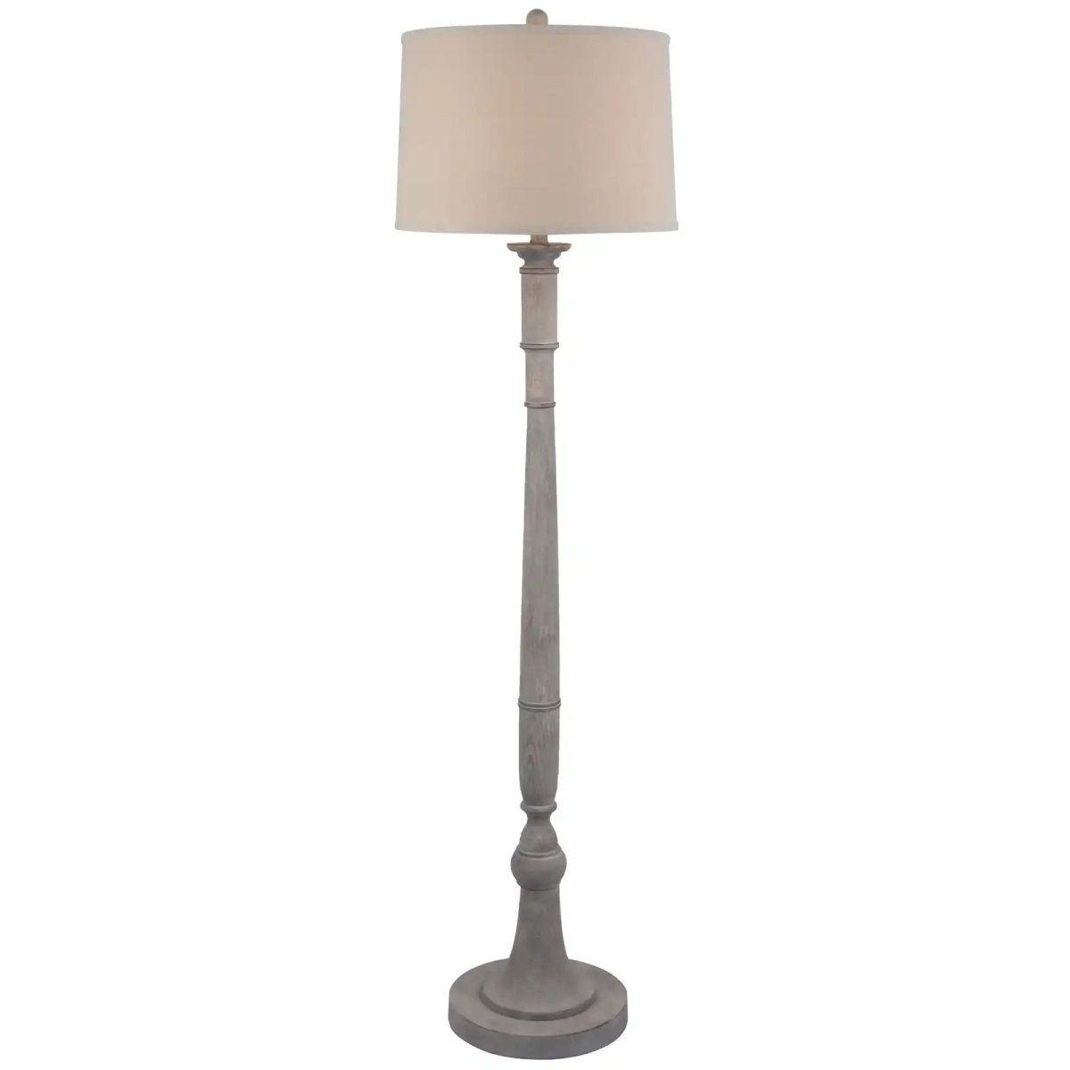 Stella Floor Lamp With Linen Shade - Price Crash Furniture