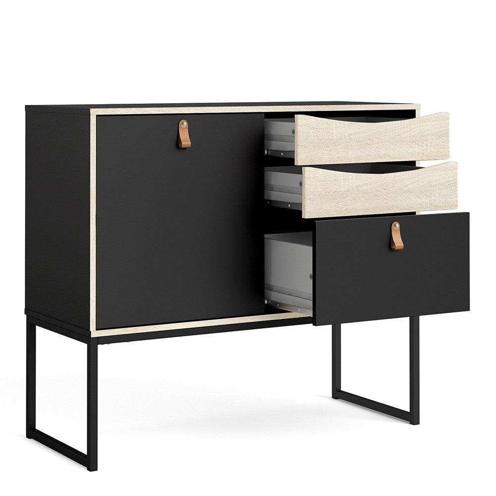 Stubbe Sideboard With 1 Door + 3 Drawers - Price Crash Furniture
