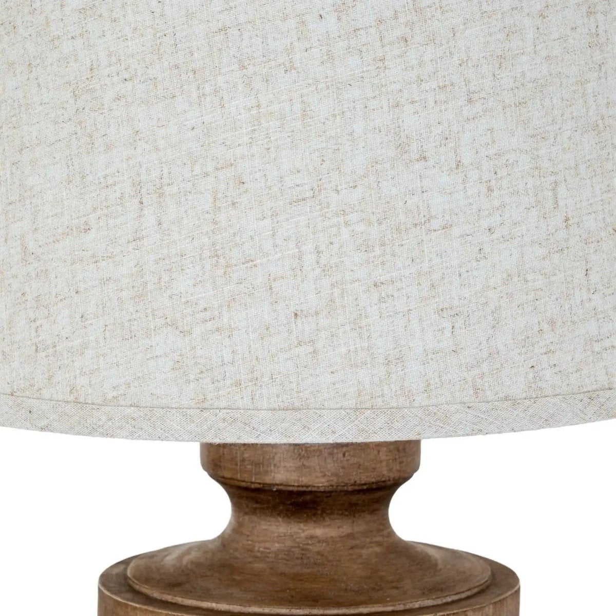 Tassora Table Lamp With Edged Linen Shade - Price Crash Furniture