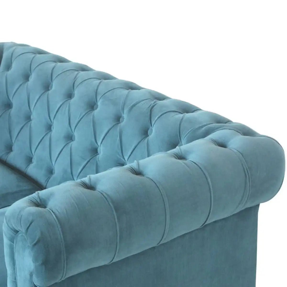 Teal Chesterfield Sofa - Price Crash Furniture