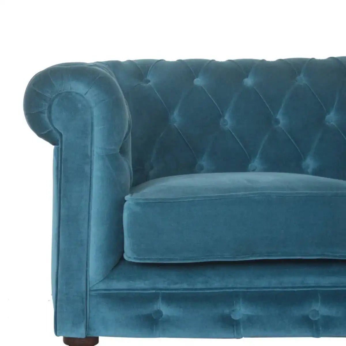 Teal Chesterfield Sofa - Price Crash Furniture