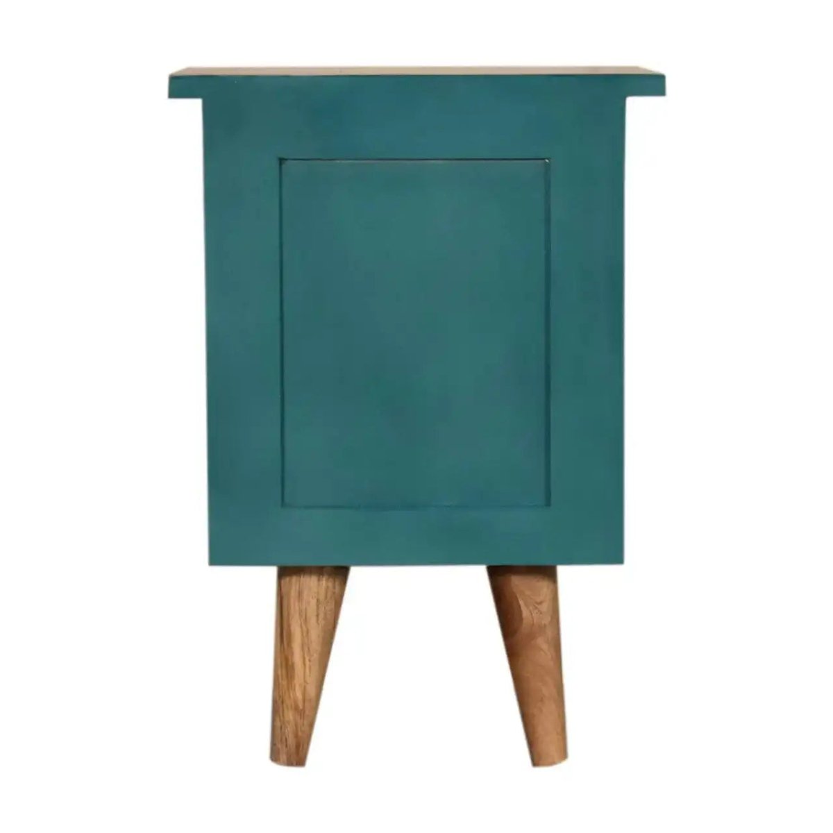Teal Hand Painted Bedside by Artisan Furniture - Price Crash Furniture