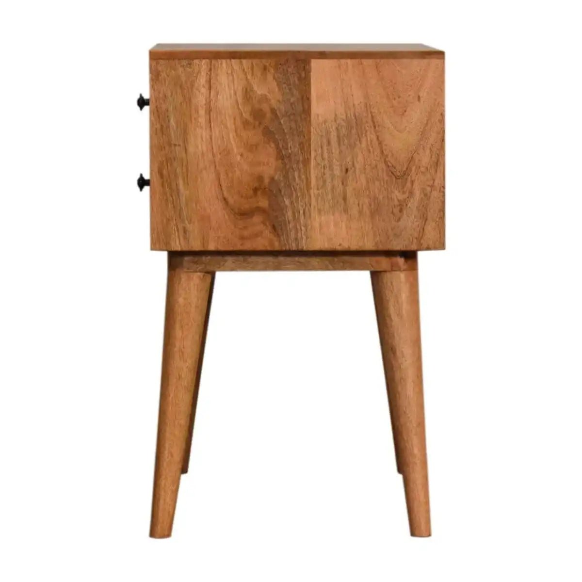 Teal Modern Solid Wood Bedside Table Unit - Price Crash Furniture