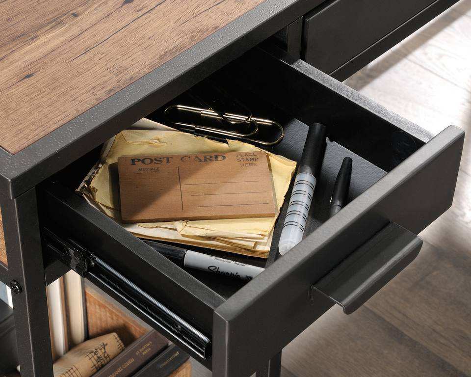 Teknik Boulevard Cafe Industrial Style L - Shaped Desk - Price Crash Furniture
