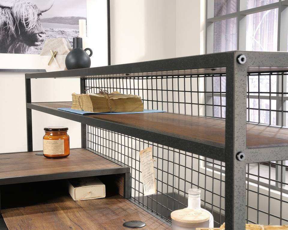 Teknik Boulevard Cafe Industrial Style L - Shaped Desk - Price Crash Furniture