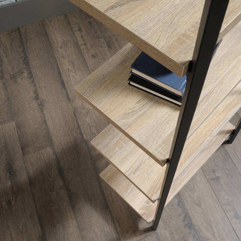 Teknik Industrial Style Chunky Book Case in Charter Oak - Price Crash Furniture