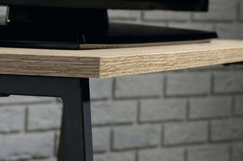 Teknik Industrial Style TV stand / Trestle Shelf in Charter Oak - Price Crash Furniture