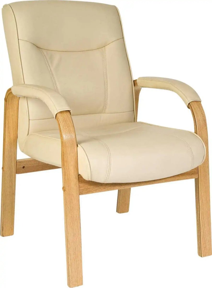 Teknik Knightsbridge Leather Faced Visitor Chair