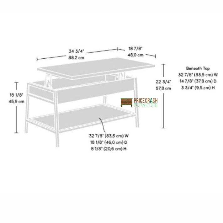 Teknik Market Lift - Up Coffee Table / Work Table - Price Crash Furniture