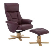 Teknik Montreal Luxury Recliner with Footstool (choice of colours) - Price Crash Furniture