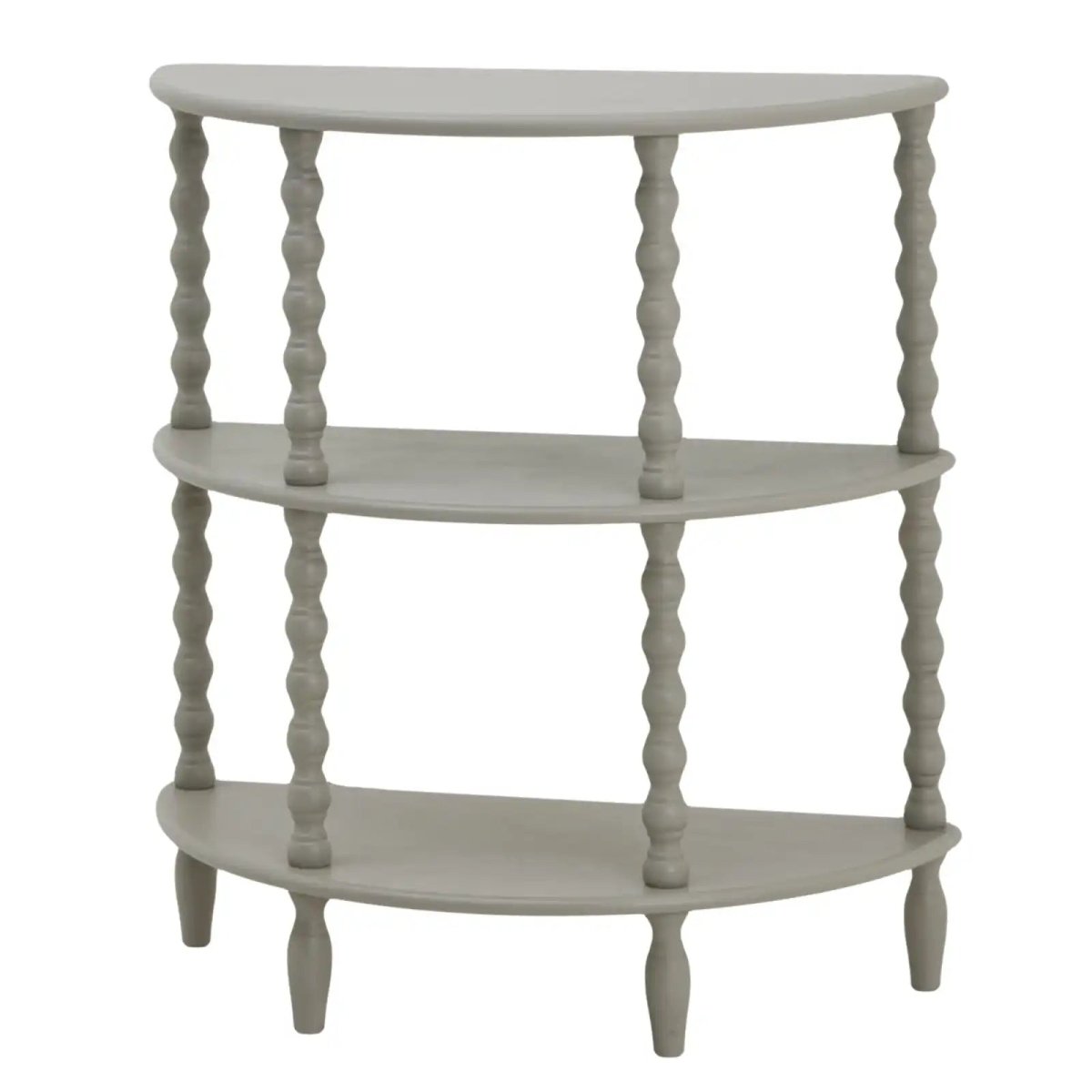 The Camden Collection Half Moon 3 Tier Table - Price Crash Furniture