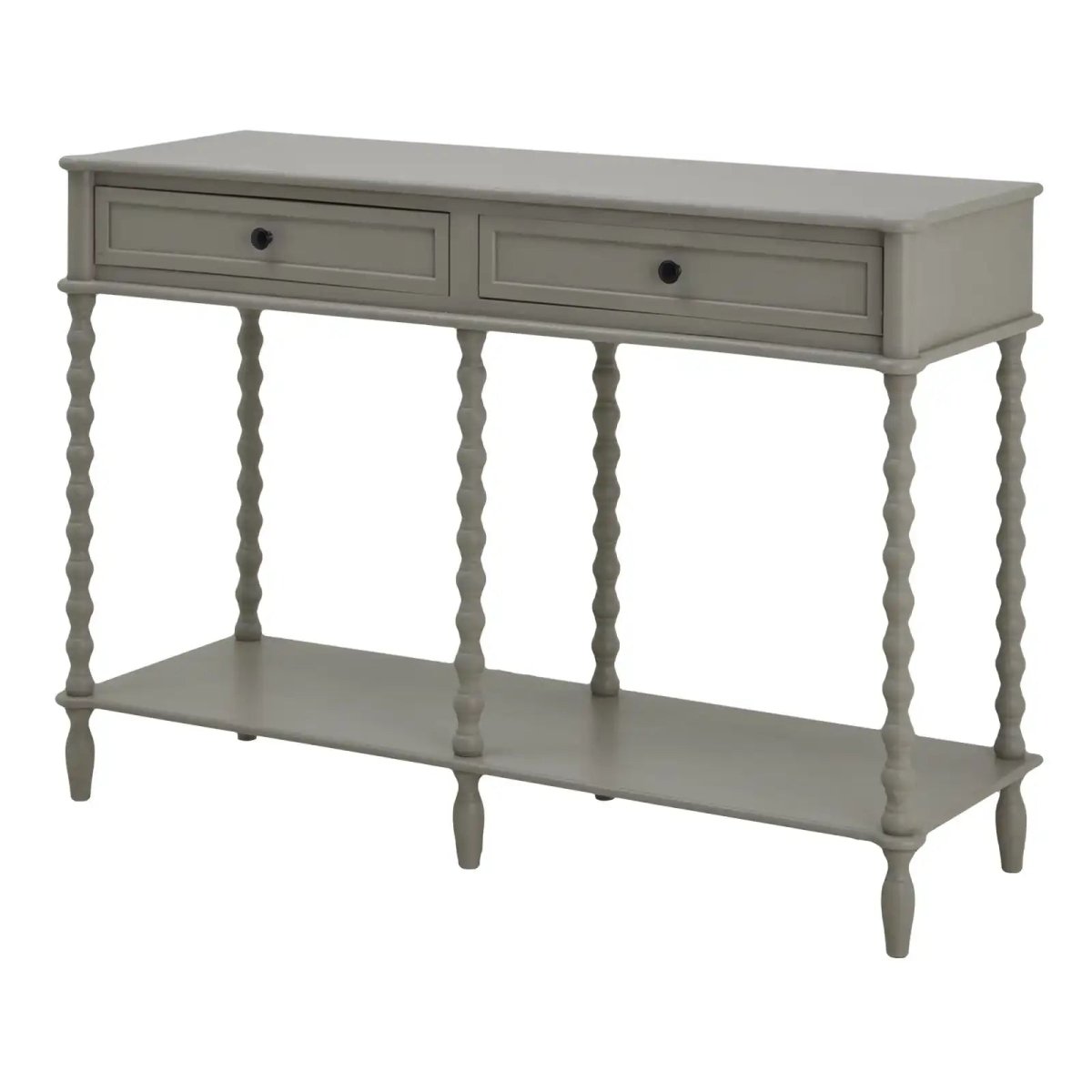 The Camden Collection Large 120cm Two Drawer Console Table - Price Crash Furniture