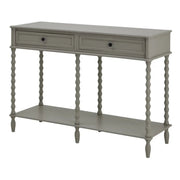 The Camden Collection Large 120cm Two Drawer Console Table - Price Crash Furniture