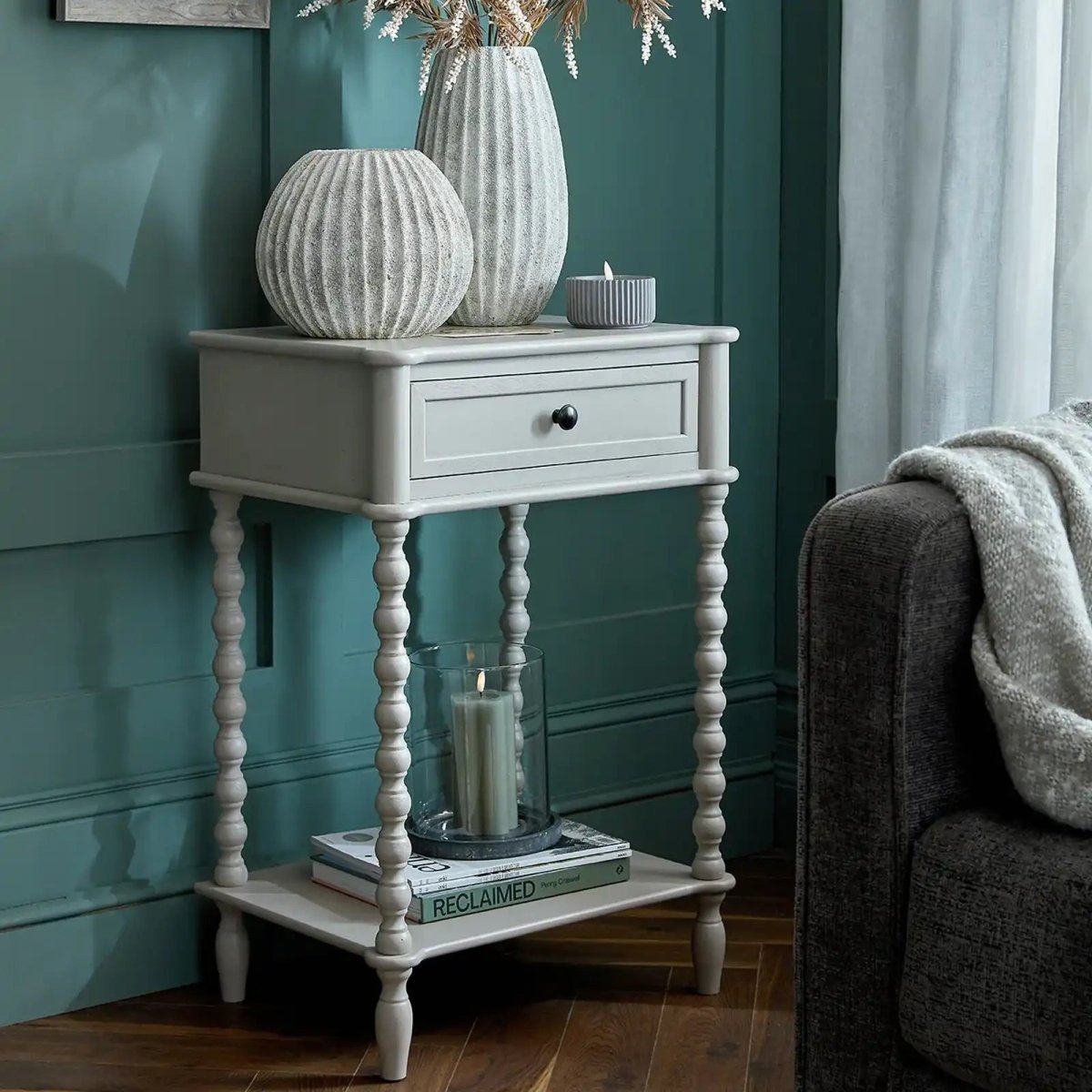 The Camden Collection One Drawer Side Table - Price Crash Furniture