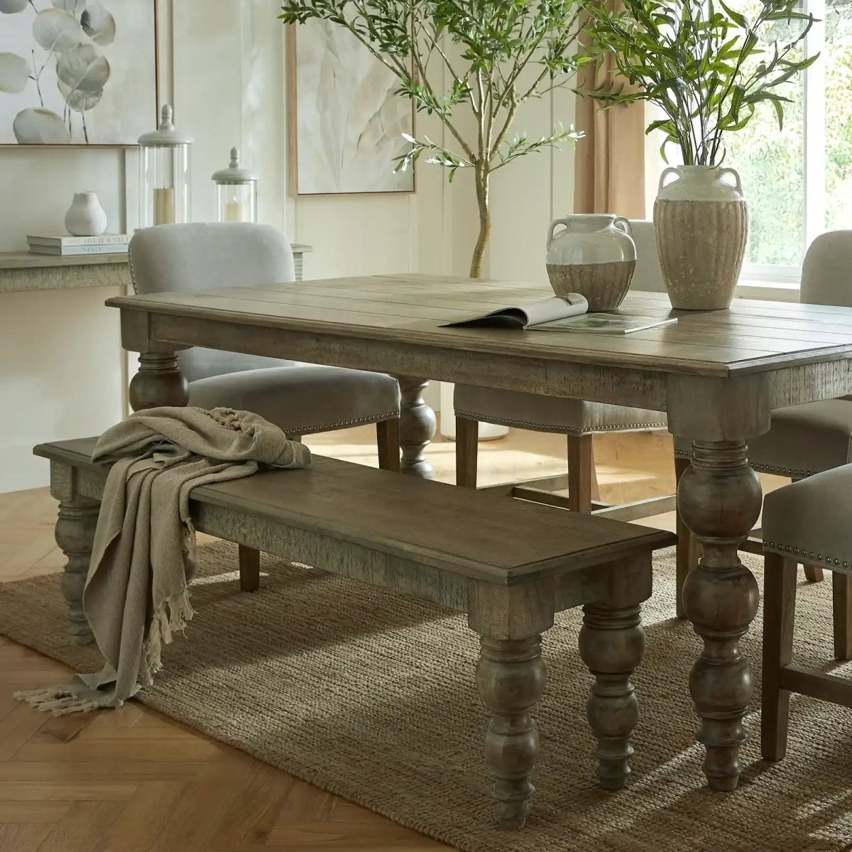 The Rutland Collection Rectangular Dining table - Price Crash Furniture