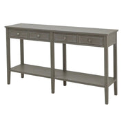The Serene Collection Long Four Drawer Console Table - Price Crash Furniture