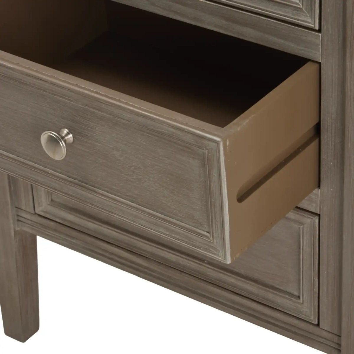 The Serene Collection Three Drawer Bedside Table - Price Crash Furniture