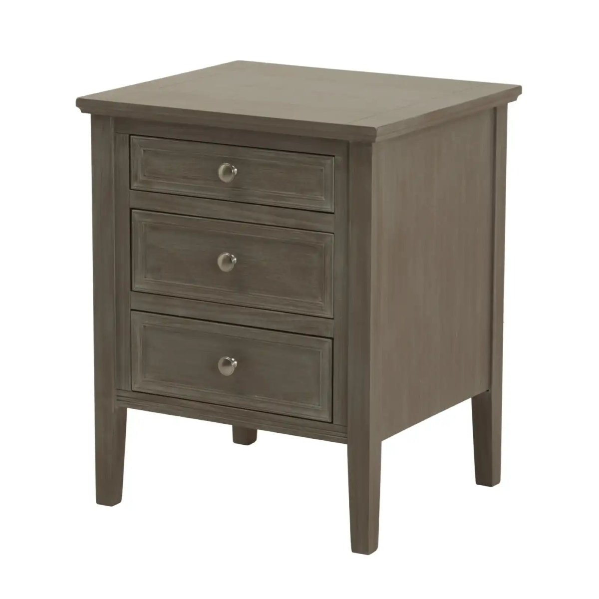 The Serene Collection Three Drawer Bedside Table - Price Crash Furniture