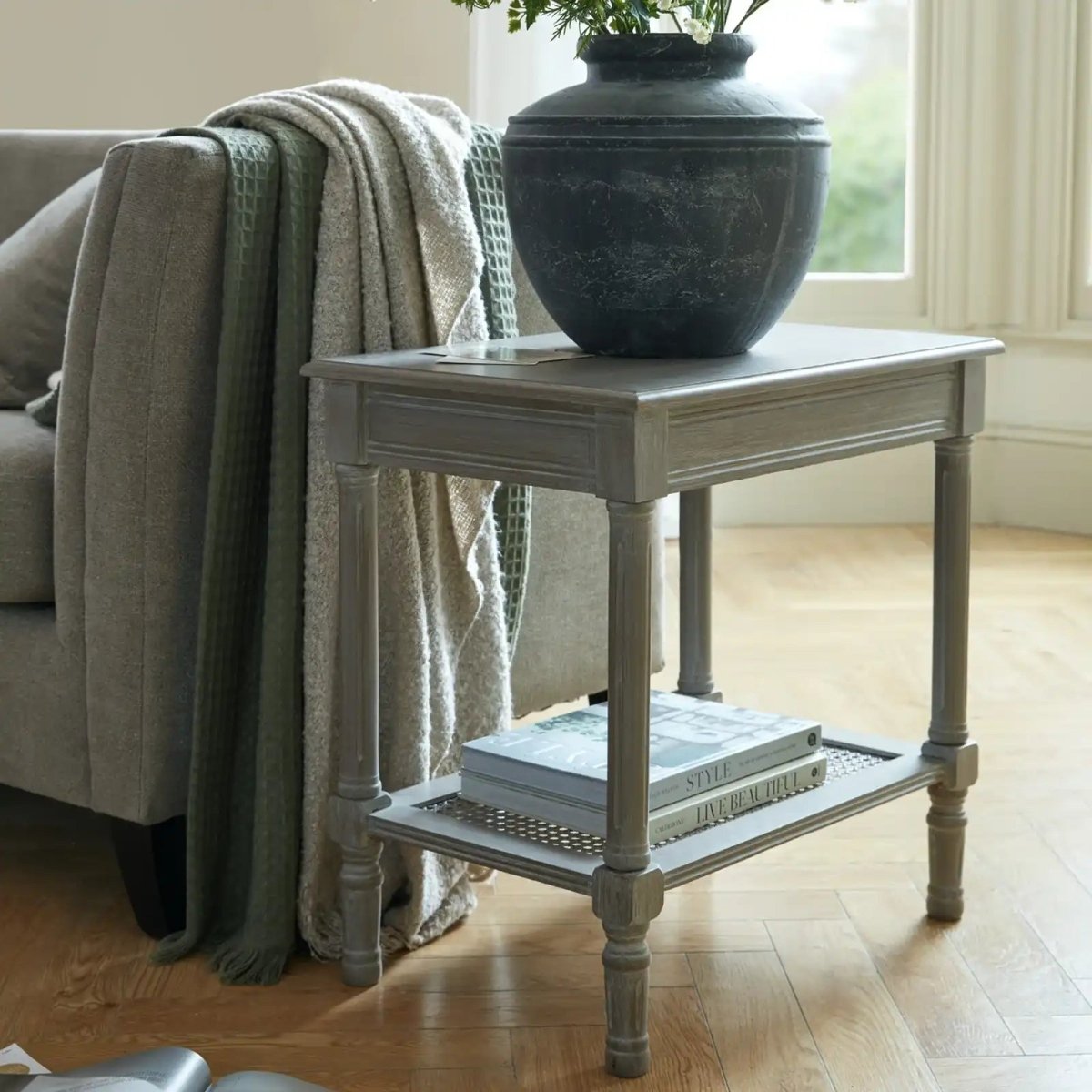 The Serene Rattan Collection Side Table - Price Crash Furniture