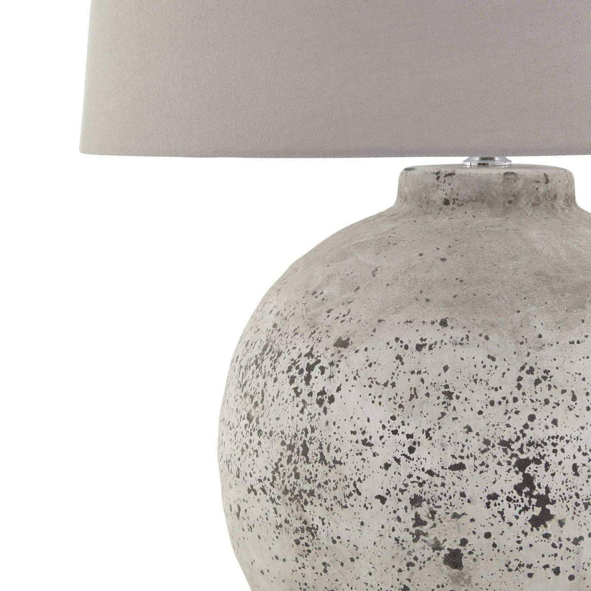 Tiber Large Stone Ceramic Lamp - Price Crash Furniture