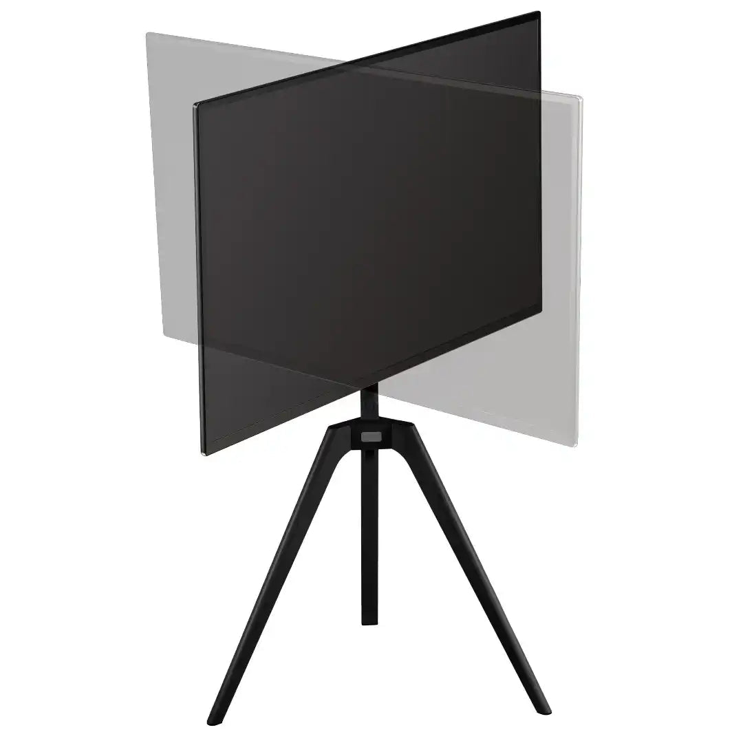 Tripod Floor TV Stand in Black - Price Crash Furniture
