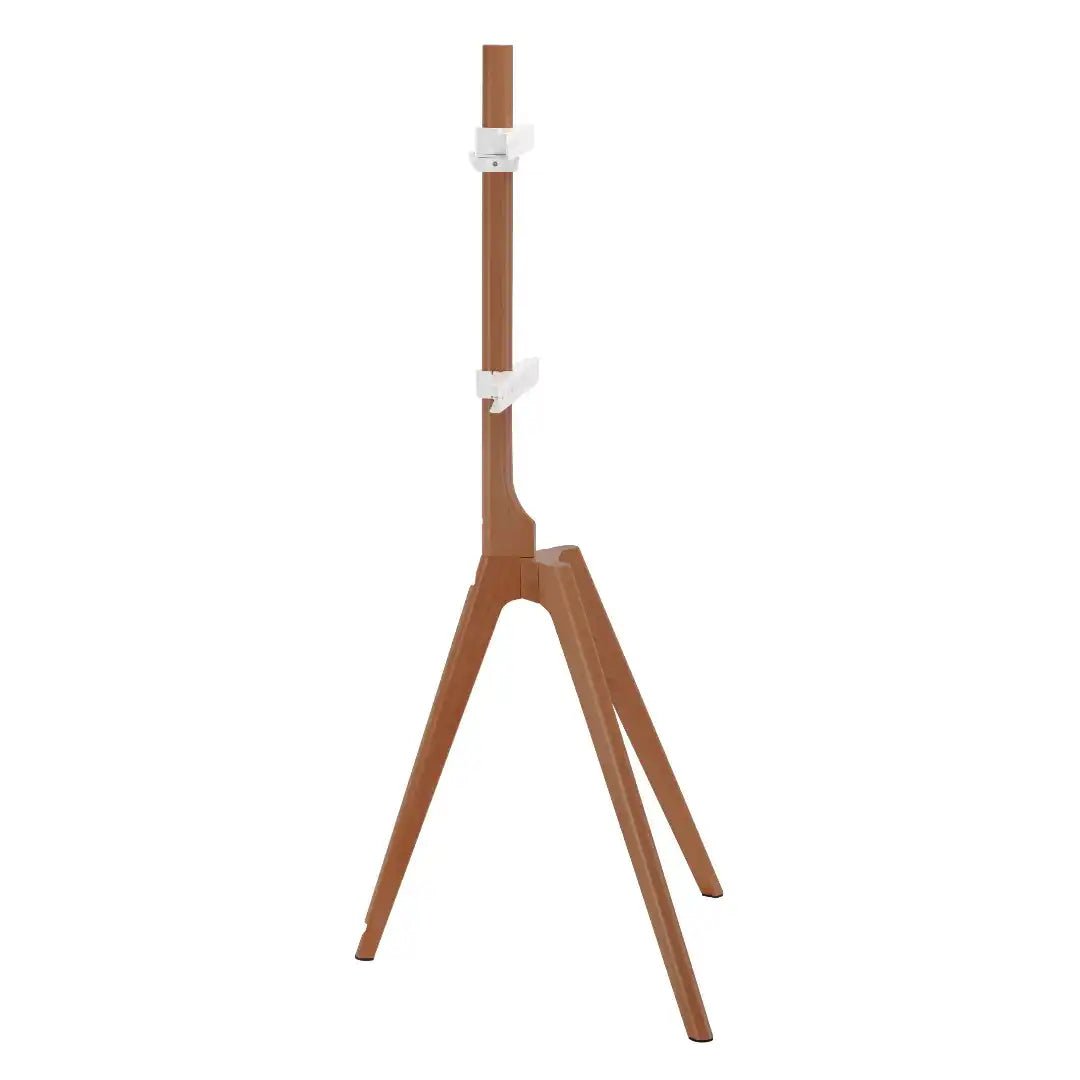 Tripod Floor TV Stand in Light Wood - Price Crash Furniture