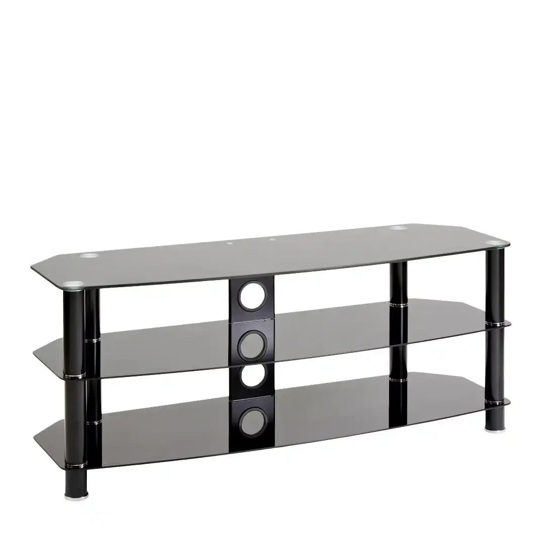 Vantage TV Stand in Black, 1050 mm - Price Crash Furniture