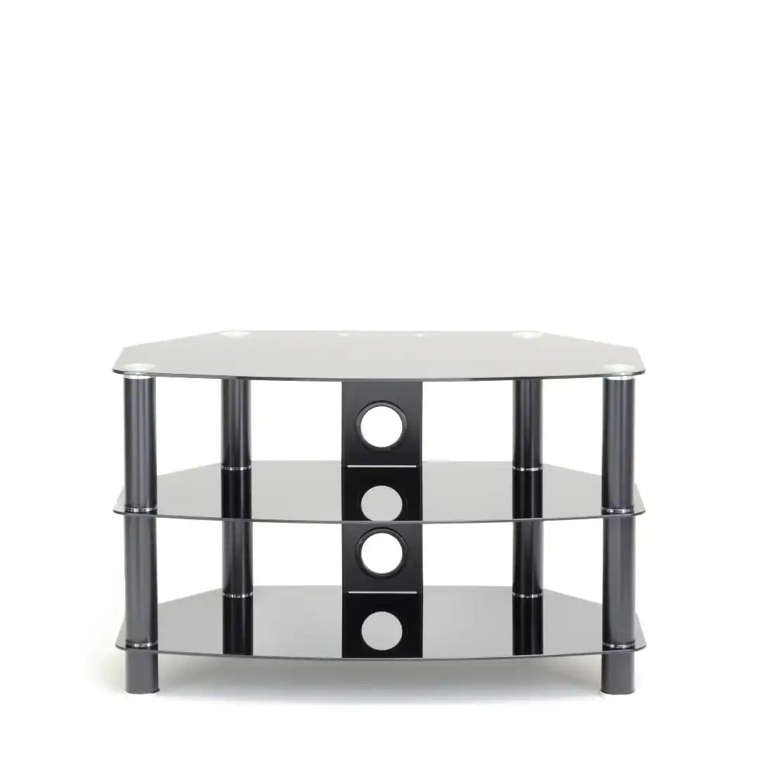 Vantage TV Stand in Black, 800 mm - Price Crash Furniture