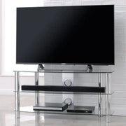 Vantage TV Stand in Chrome, 800 mm - Price Crash Furniture