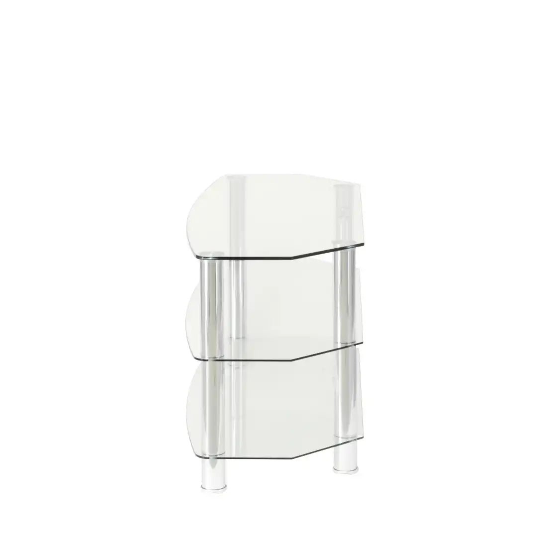 Vantage TV Stand in Chrome, 800 mm - Price Crash Furniture