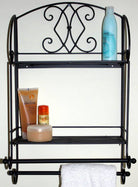 Black Diamond Bathroom Shelf Unit - Price Crash Furniture