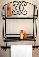 Black Diamond Bathroom Shelf Unit - Price Crash Furniture