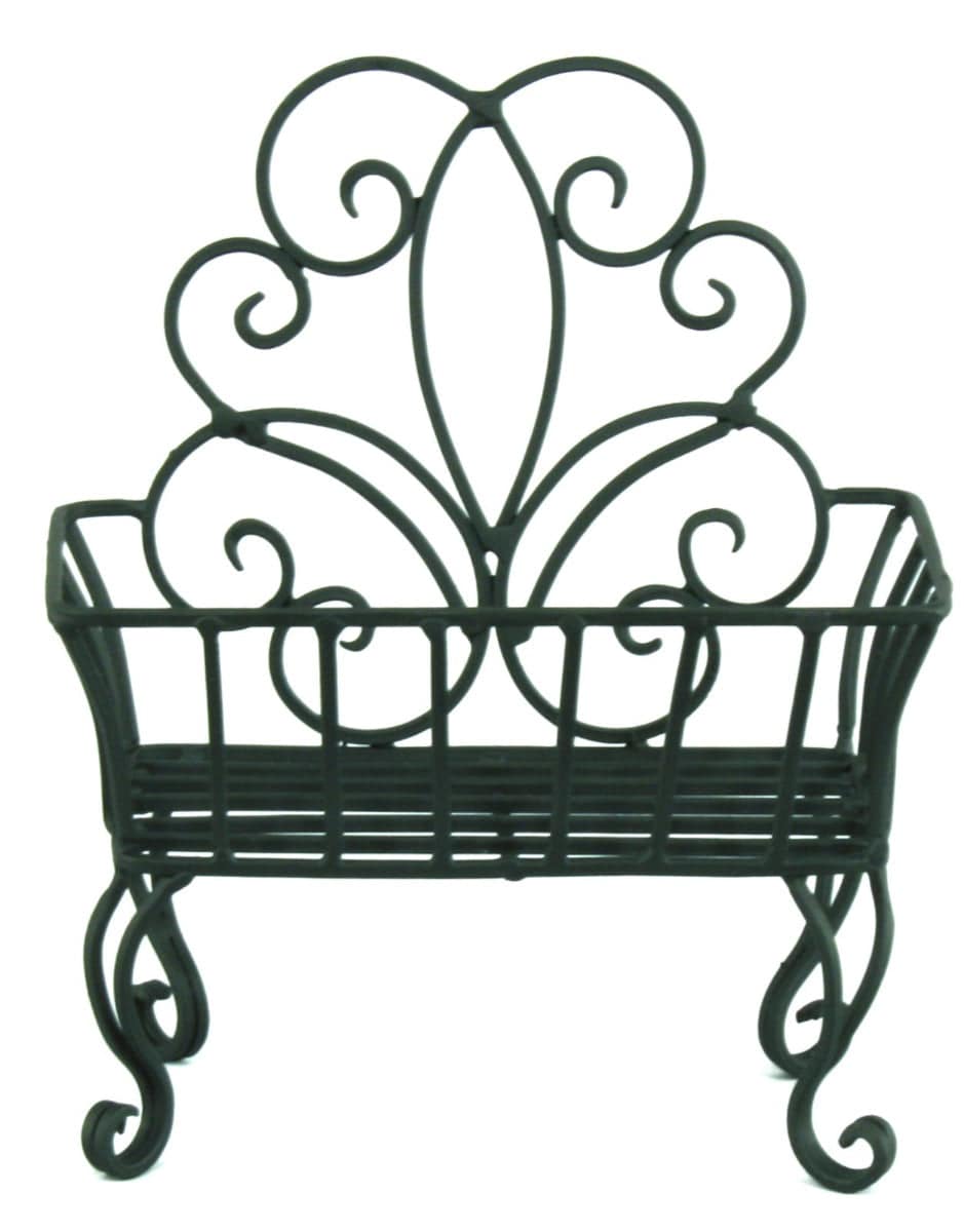 Black Scroll Soap Basket - Price Crash Furniture