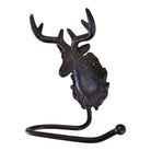 Cast Iron Rustic Toilet Roll Holder, Stag Head Design - Price Crash Furniture