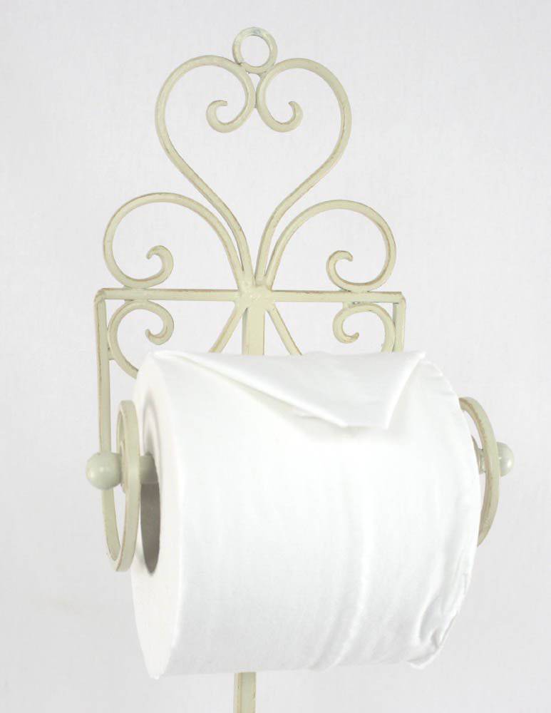 Cream Free Standing Toilet Roll Holder - Price Crash Furniture