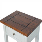 2 Toned Bedside Table With 1 Drawer & 1 Shelf - Price Crash Furniture