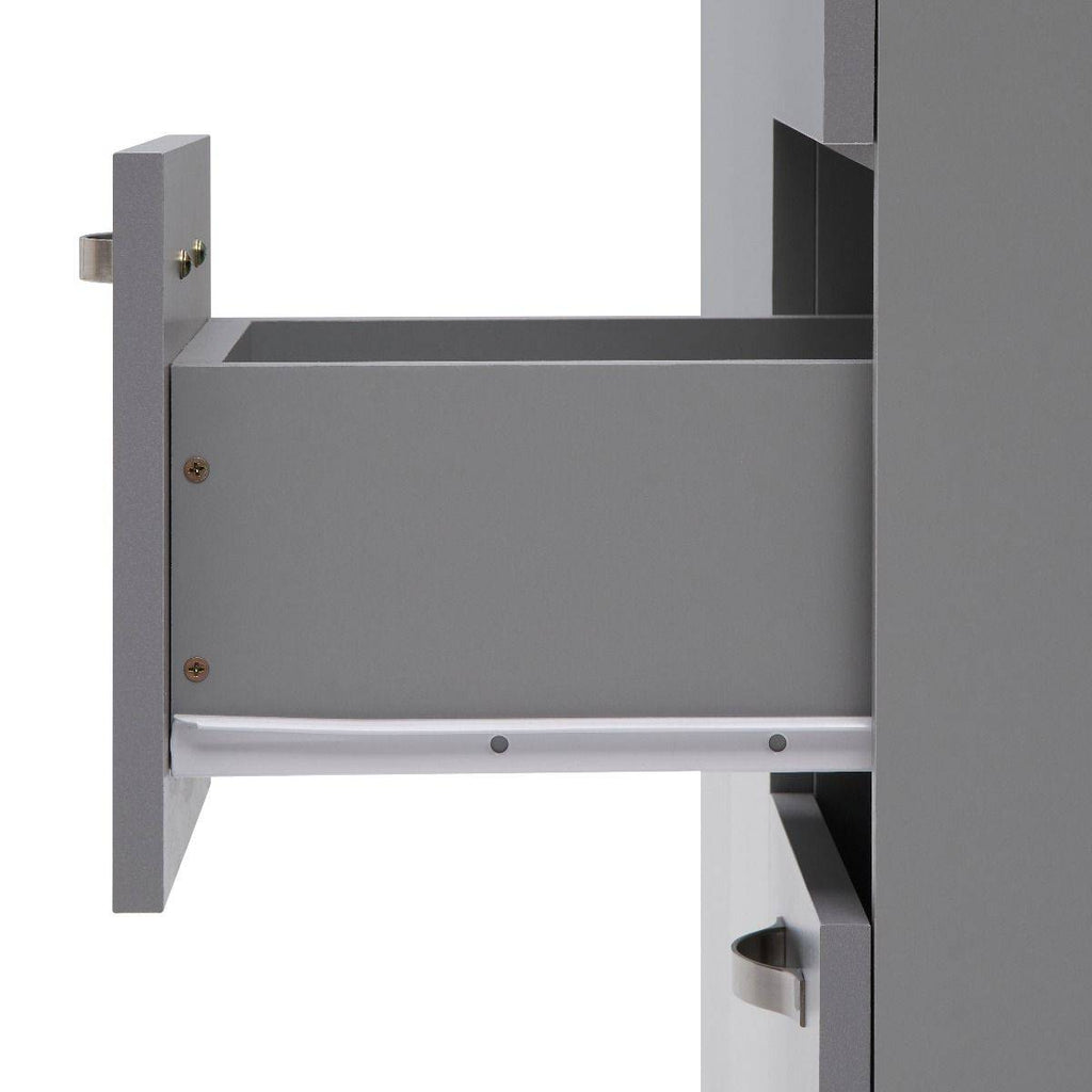 3 DOOR DOUBLE WARDROBE IN WHITE Essentials - Price Crash Furniture