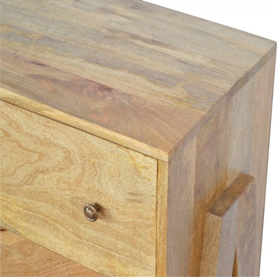 3 Drawer V-shaped Nordic Style Chest - Price Crash Furniture