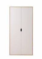 Alton 2 Door Wardrobe in Sonoma oak and White by TAD - Price Crash Furniture