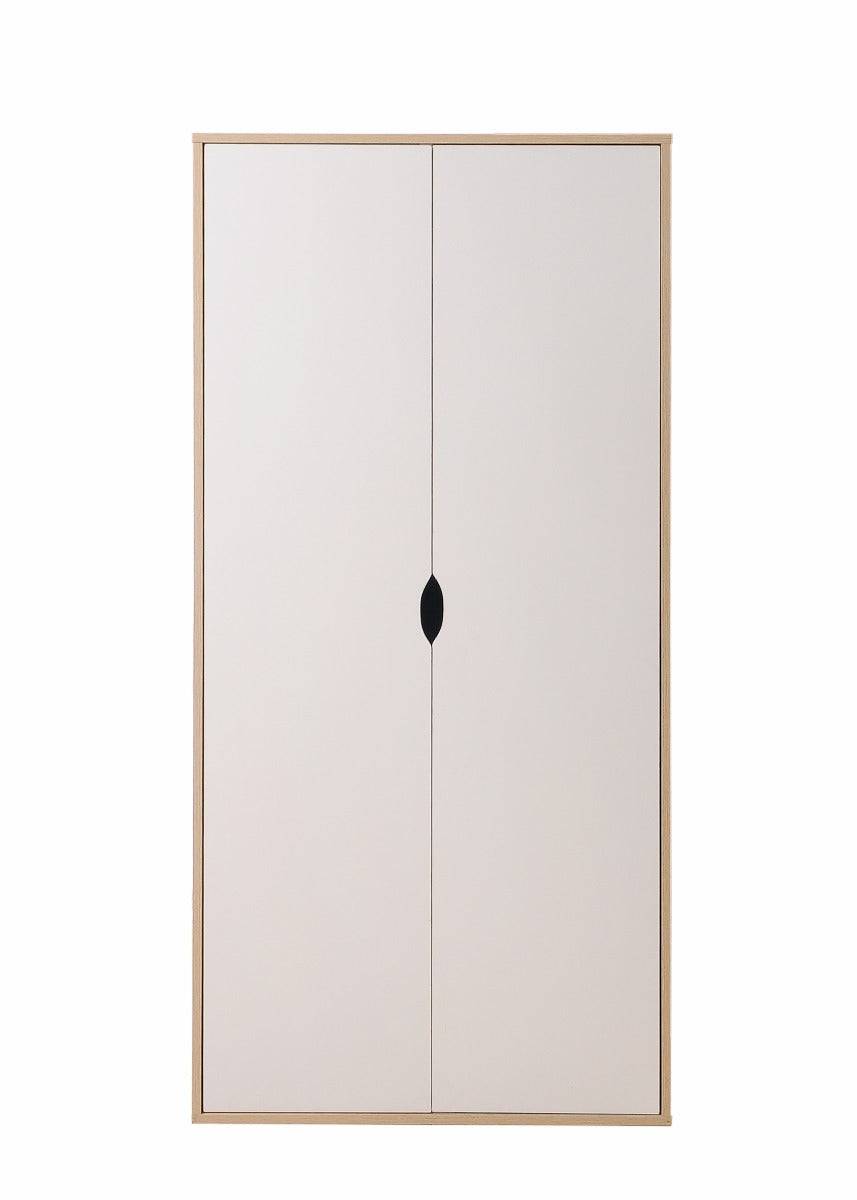 Alton 2 Door Wardrobe in Sonoma oak and White by TAD - Price Crash Furniture