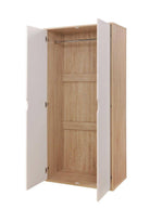 Alton 4 Piece Bedroom Set in Cream and Oak by TAD - Price Crash Furniture