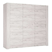 Angel 3 Door Wardrobe - Price Crash Furniture