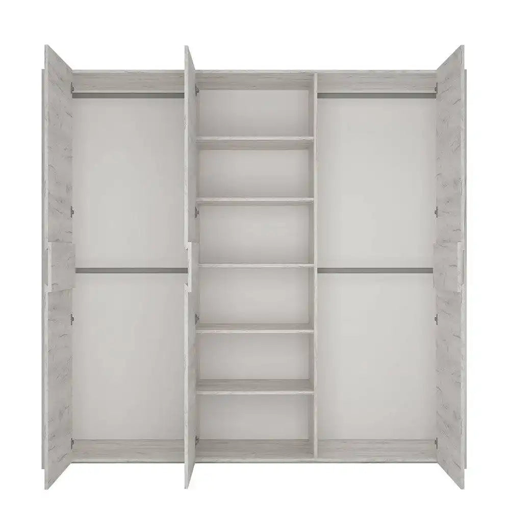 Angel 3 Door Wardrobe - Price Crash Furniture