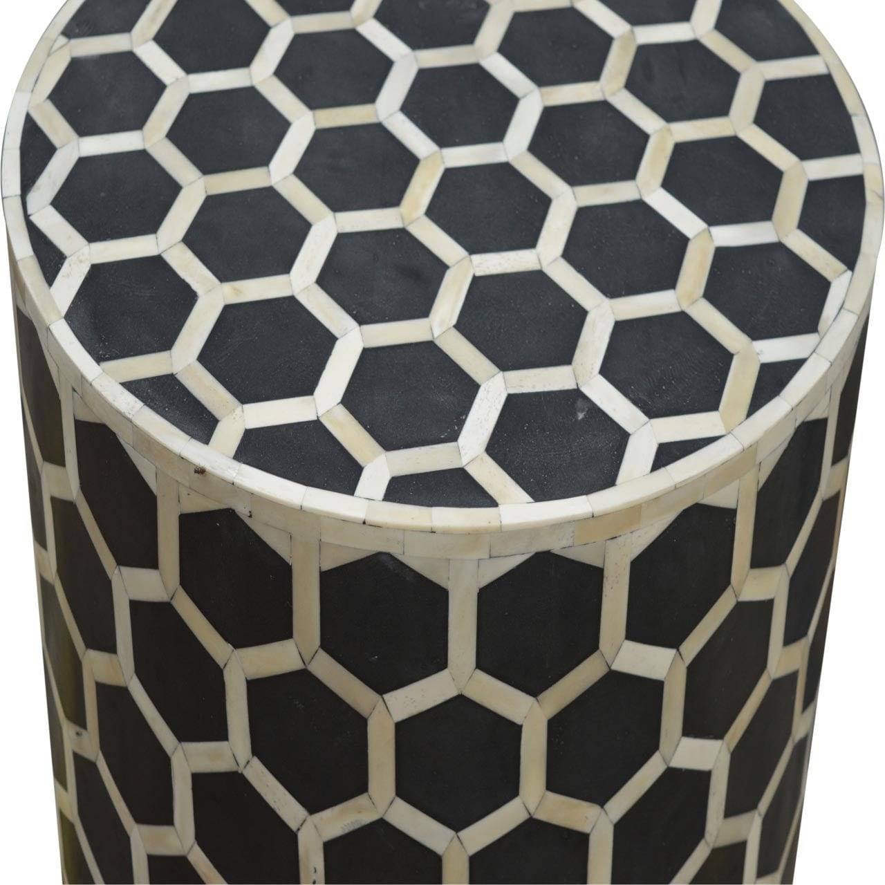 ArtHaus Collection Bone Inlay Stool - Price Crash Furniture