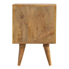 ArtHaus Collection Pineapple Carved Bedside Table - Price Crash Furniture