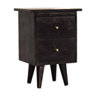 Ash black Bedside - Price Crash Furniture