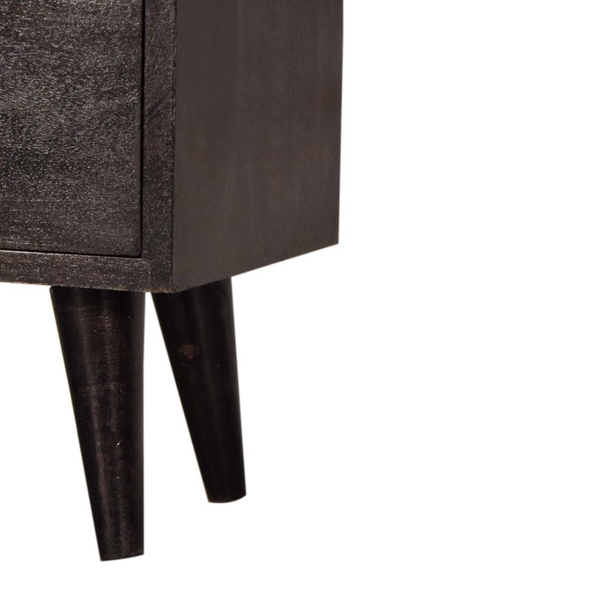 Ash black Bedside - Price Crash Furniture