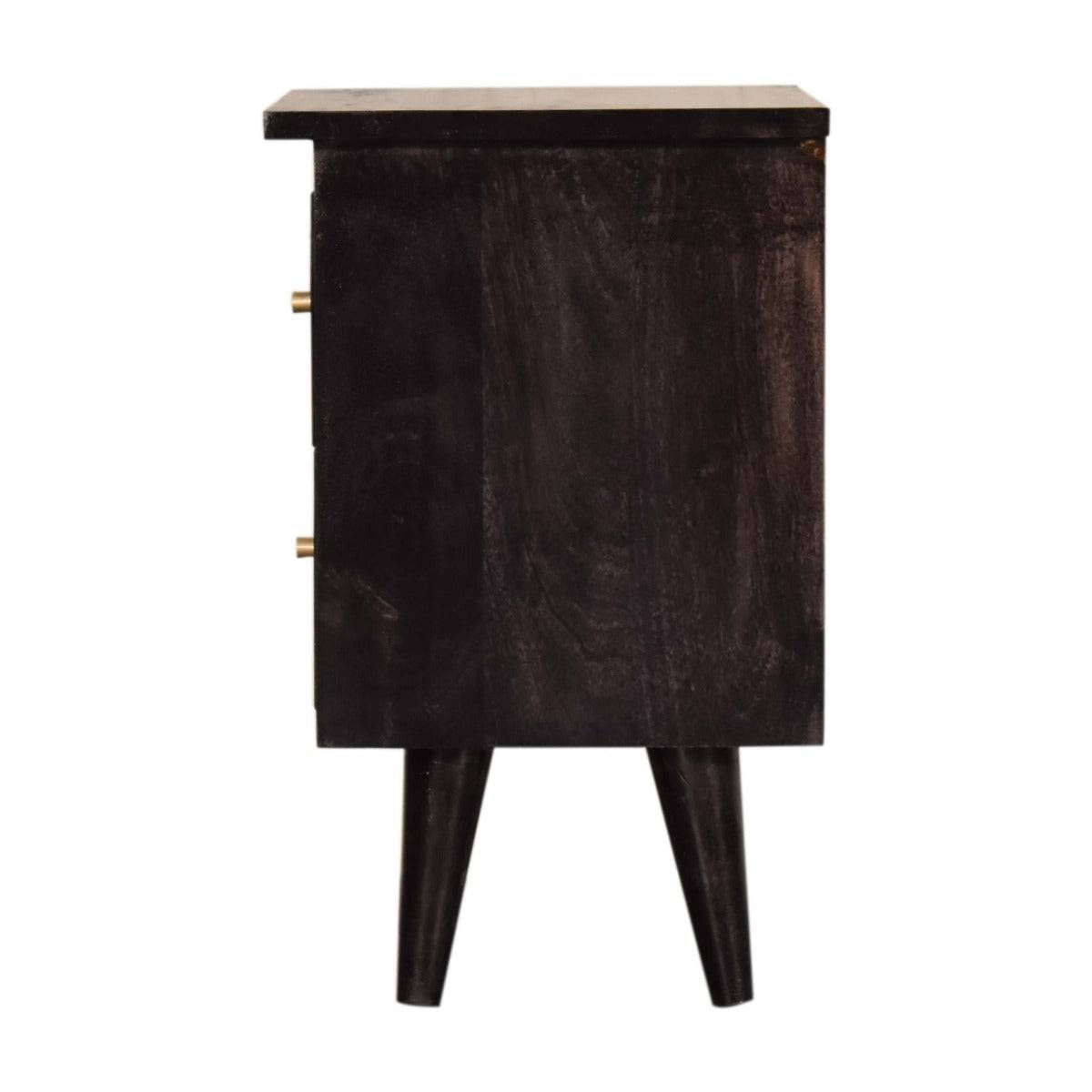 Ash black Bedside - Price Crash Furniture