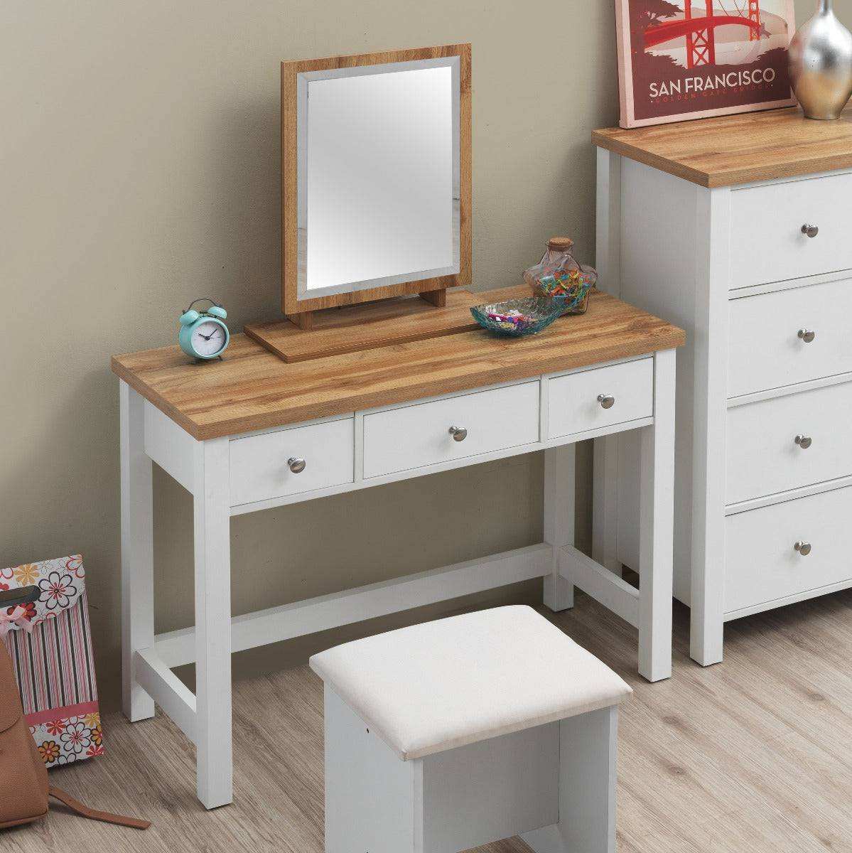 Astbury 3 Drawer Dressing Table / Console Table by TAD - Price Crash Furniture